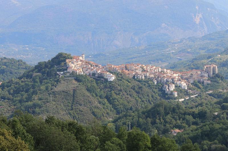 a traditional italian hilltown