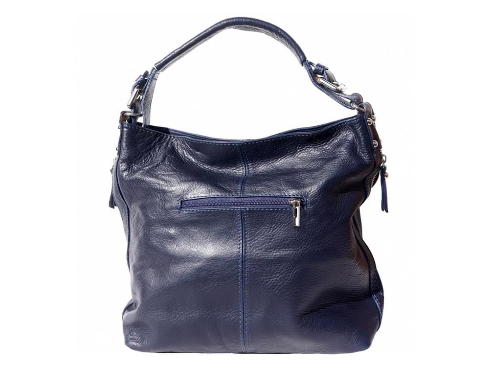 Spello (navy blue) - Stunning bag made from exceptional leather