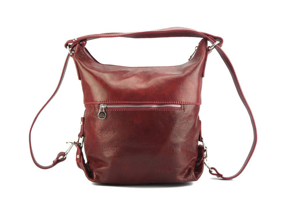 Spoleto (red) - Multifunctional leather bag