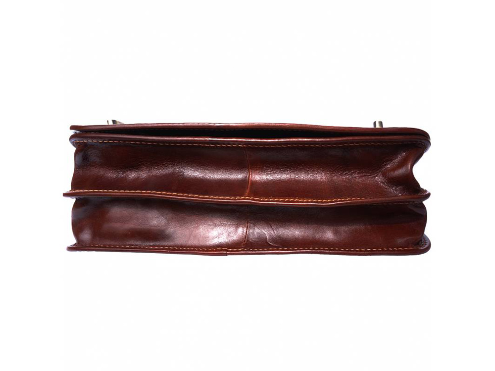 Empoli (brown) - Italian calf leather briefcase