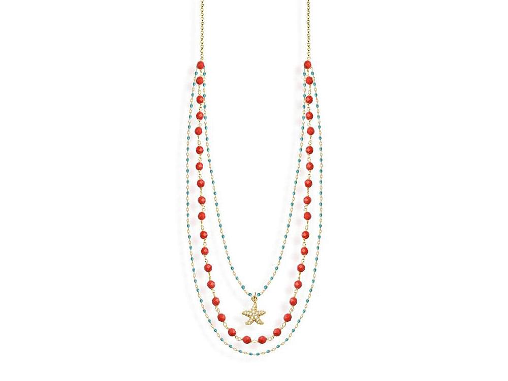 A charming, colourful and elegant necklace