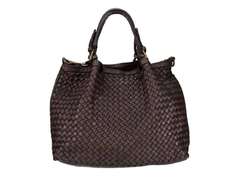 Assisi - large, soft, vintage leather shoulder bag