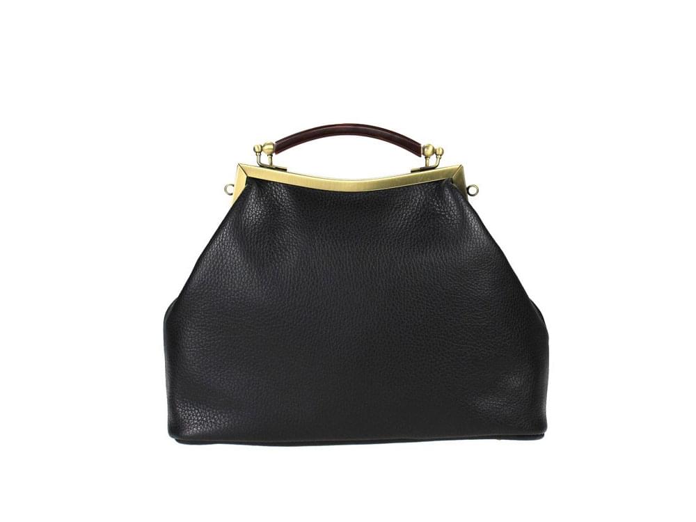 Cucullo - classic, stylish and elegant Italian leather bag - front view
