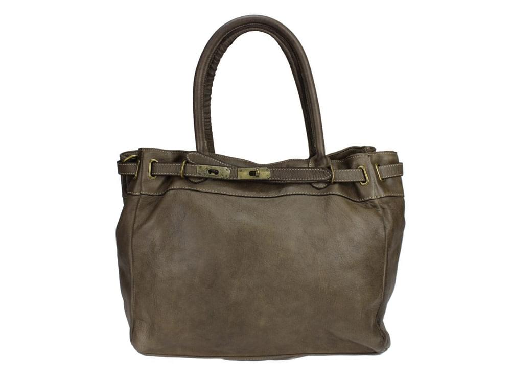 Bellini (coffee) - Latest, high fashion handbag in soft vintage leather