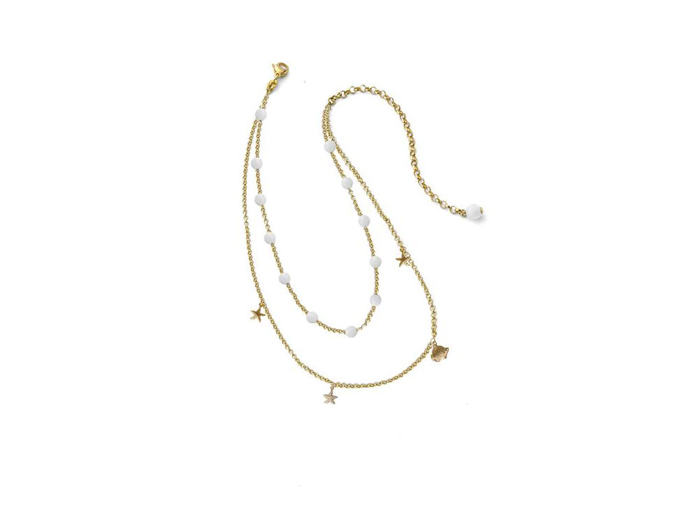 Marea Necklace (white) - A delicate, fun necklace