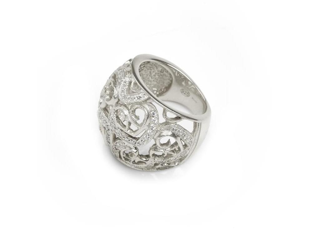 Doges Ring (silver grey) - A stunning, elaborate, easy to wear ring