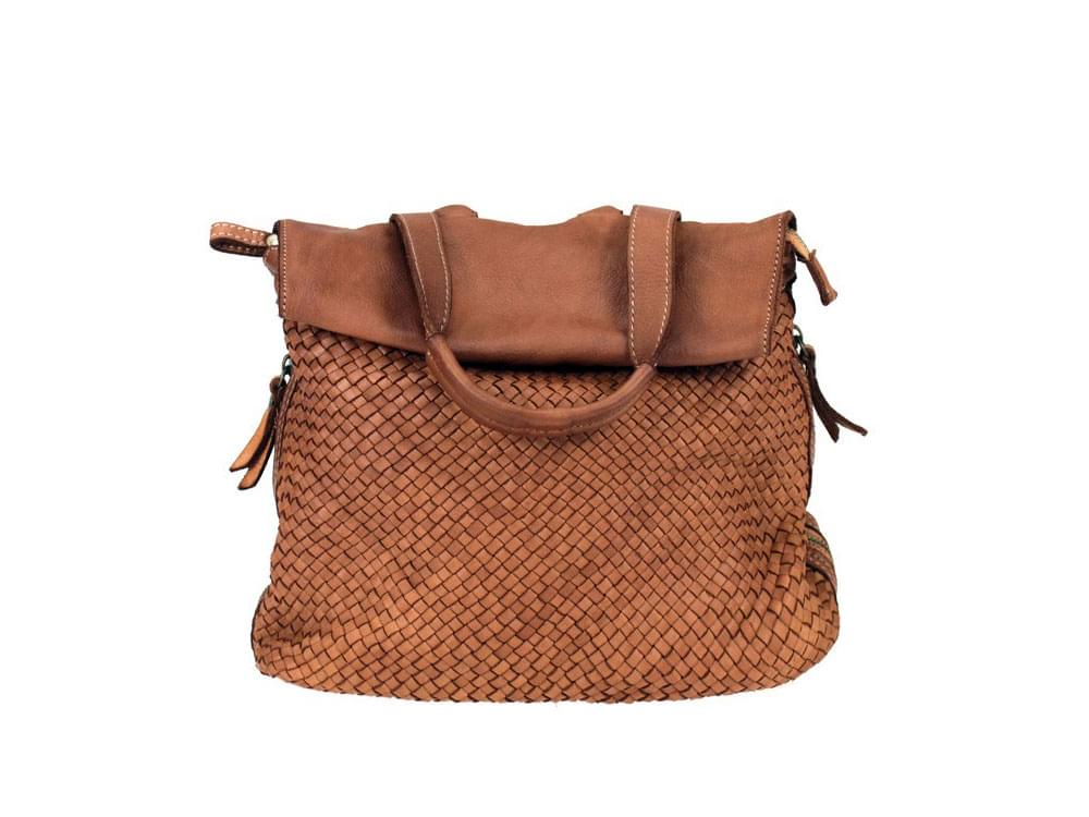 Merano (tan) - Light, spacious, soft and fashionable backpack