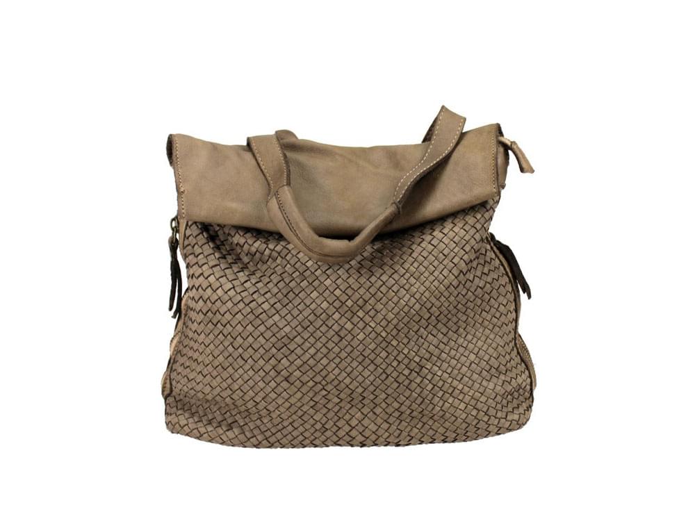 Merano (taupe) - Light, spacious, soft and fashionable backpack