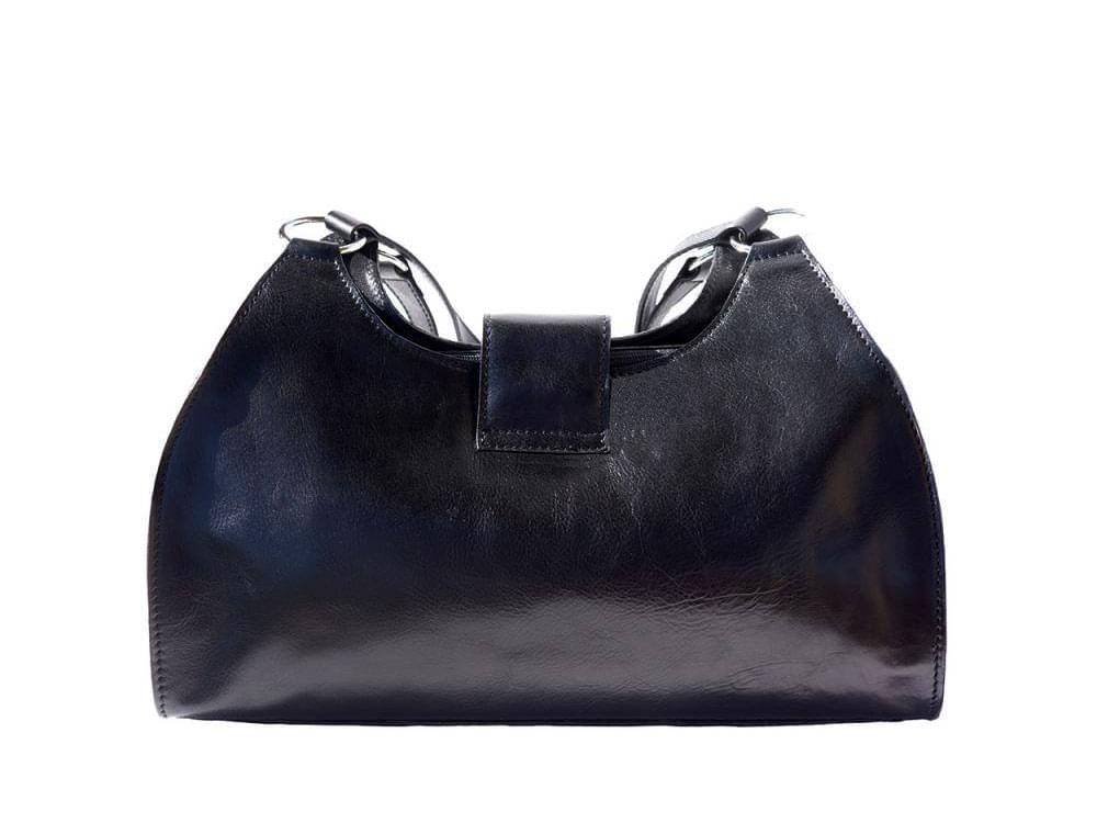 Gaby (black) - Rigid bag with simple, linear design