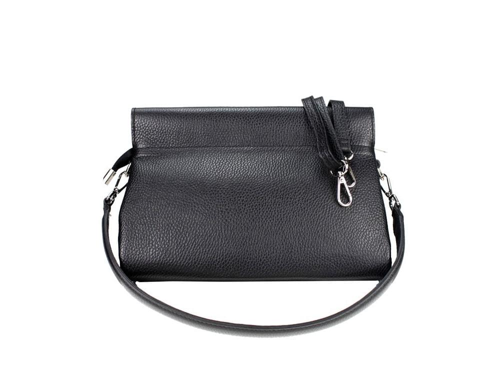 Novara (black) - Sturdy, practical Italian leather bag