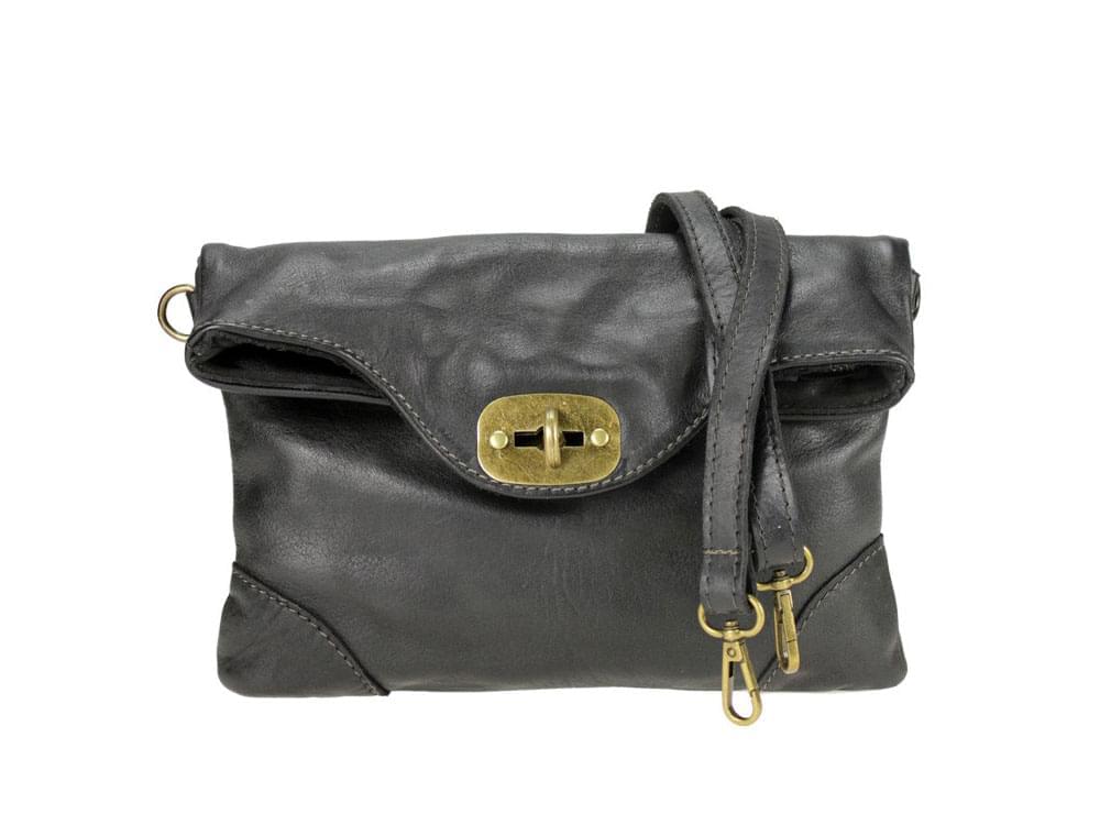 Frascati (black) - Small, neat and stylish shoulder bag