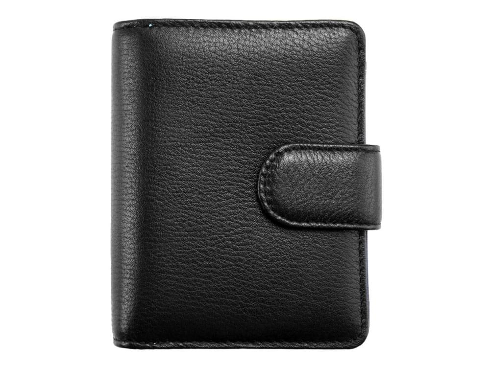 Beatrice (black) - Small, pretty calf leather wallet