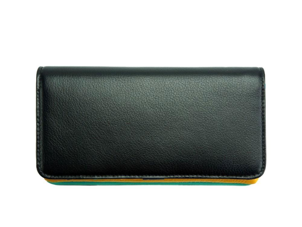 Rosella (black) - Soft Italian leather wallet