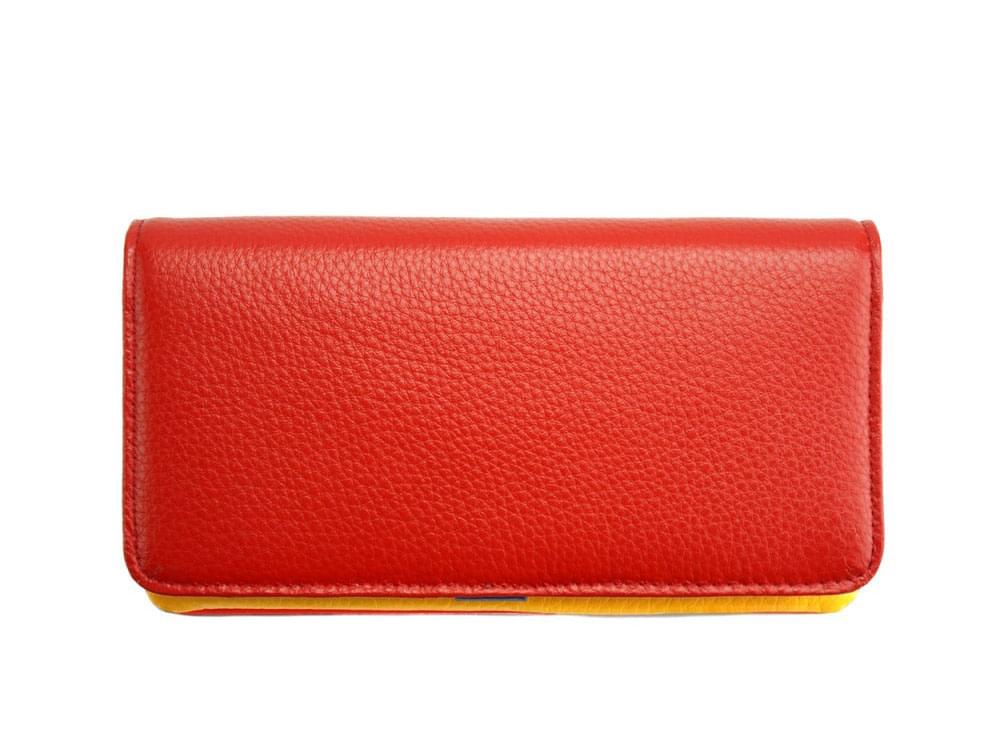 Rosella (Red) - Soft Italian leather wallet
