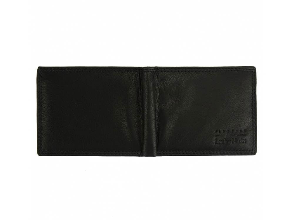 Pietro (black) - Simple but functional leather wallet