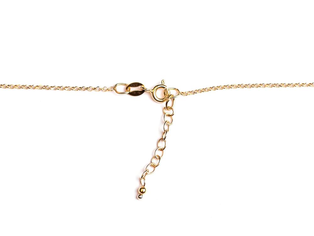 Pantera Pendant - Murano Glass heart on gold chain