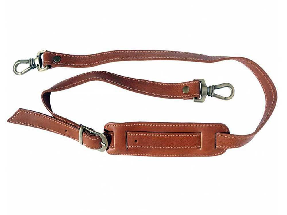 Jesi (tan)  - ideal for air travel and weekends away - the detachable, adjustable shoulder strap