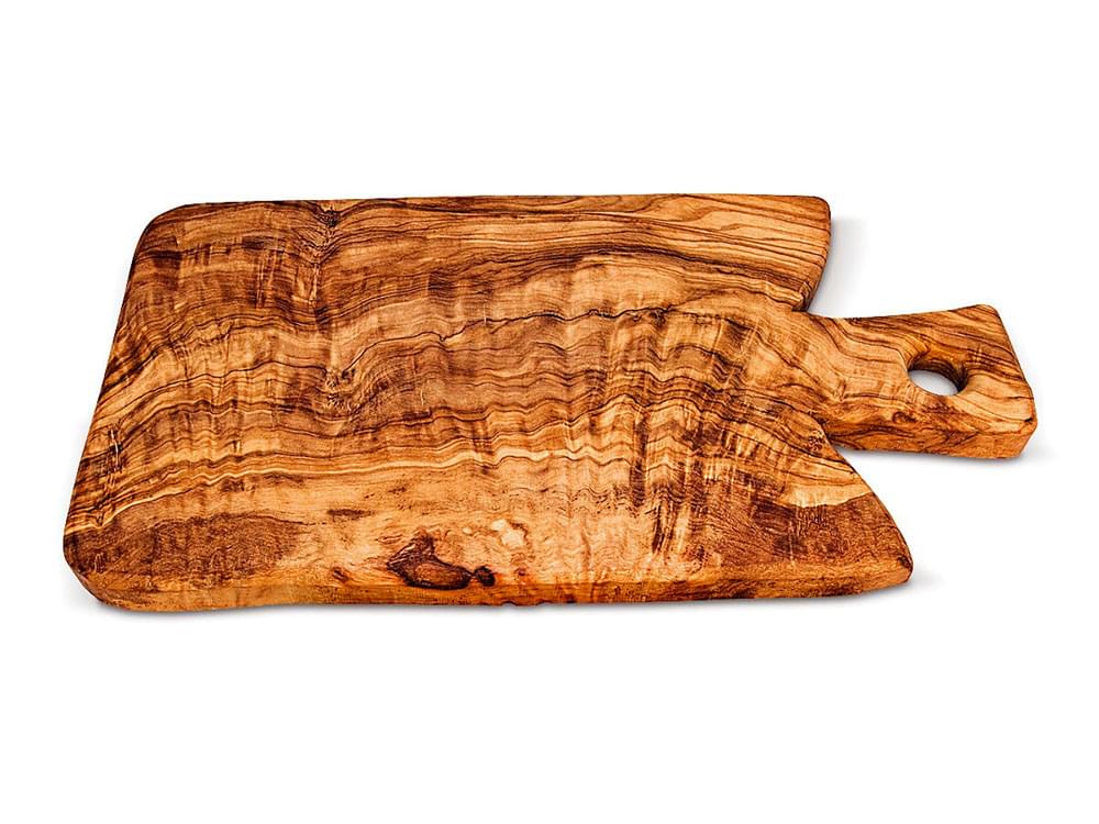 Olive wood - Angular chopping board (large)