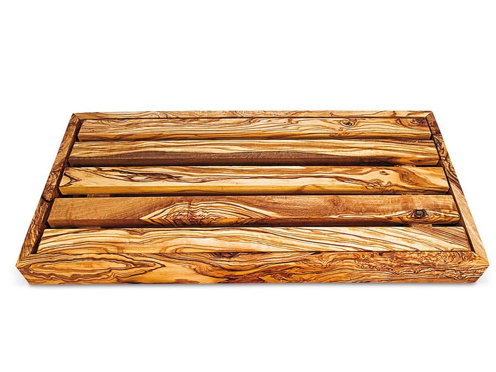 Olive wood bread cutting board