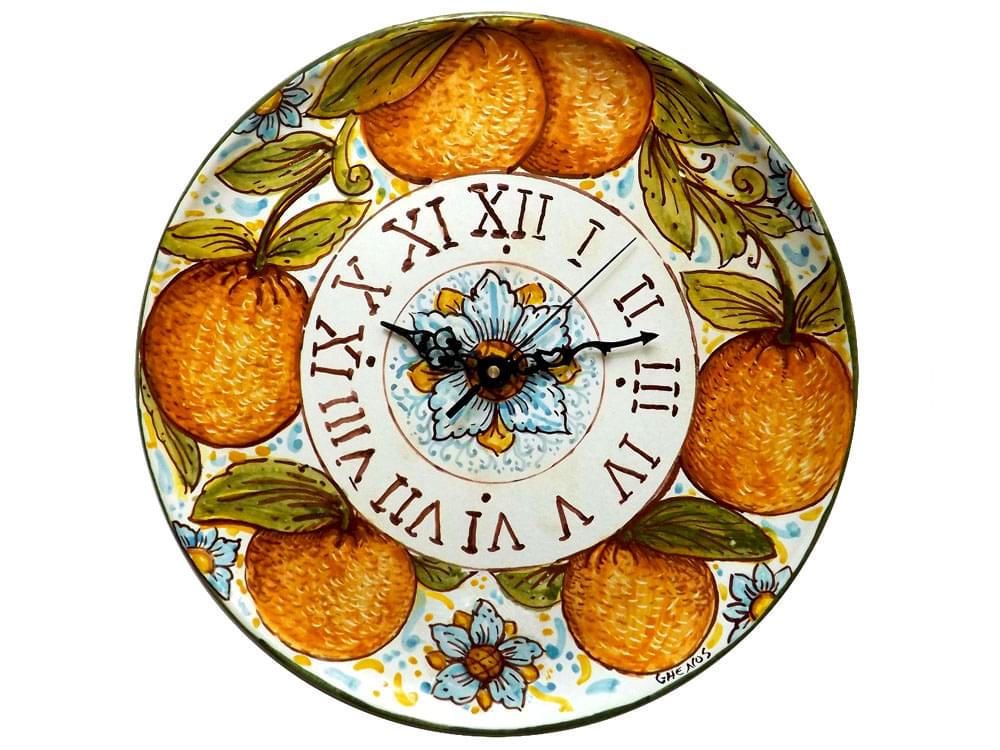 Sicilian ceramic clocks UK