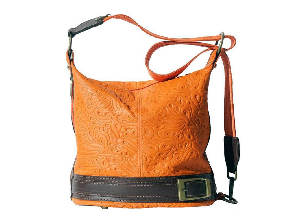 Todi - soft leather versatile bag - front view