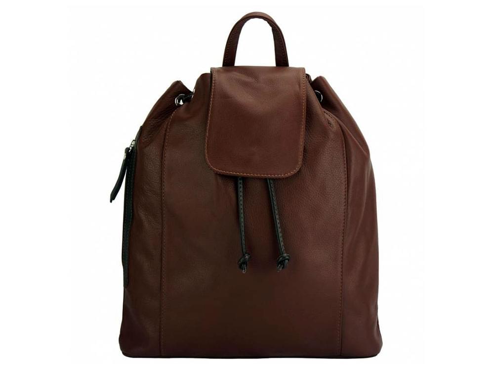 Lucca - one of the best leather backpacks on the market - front view