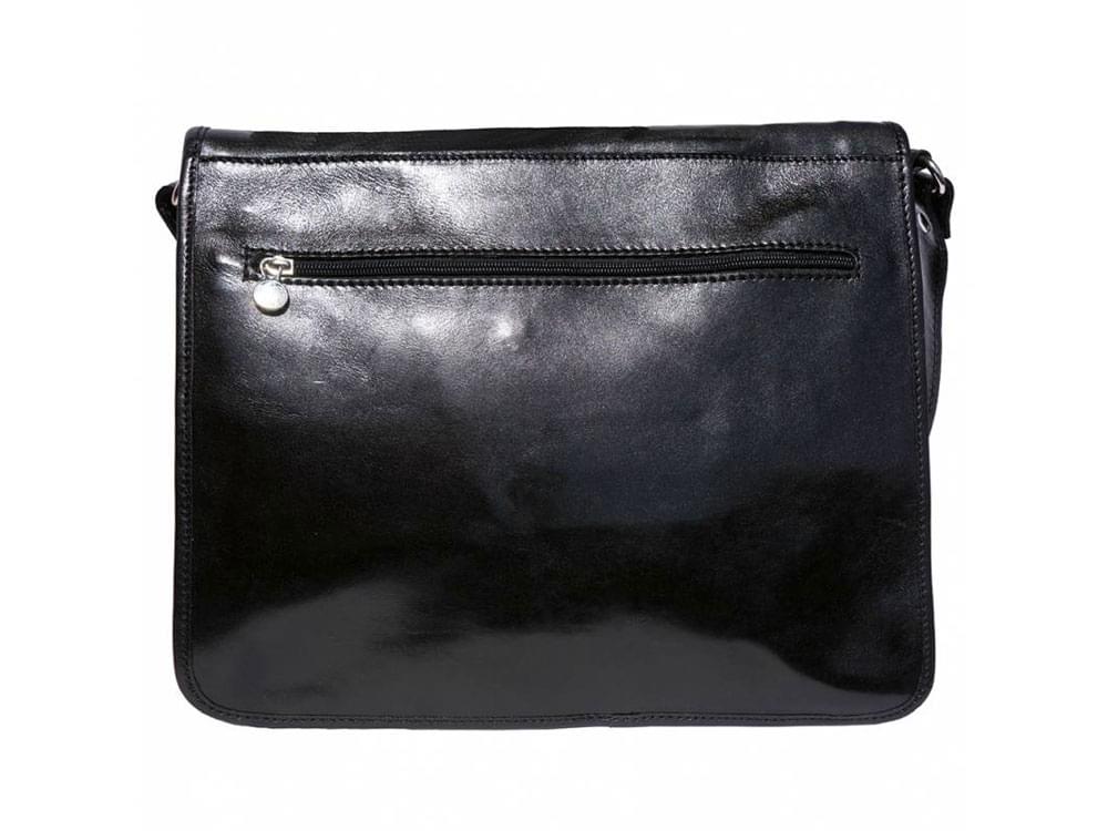 Erice (black) - Large, roomy messenger bag