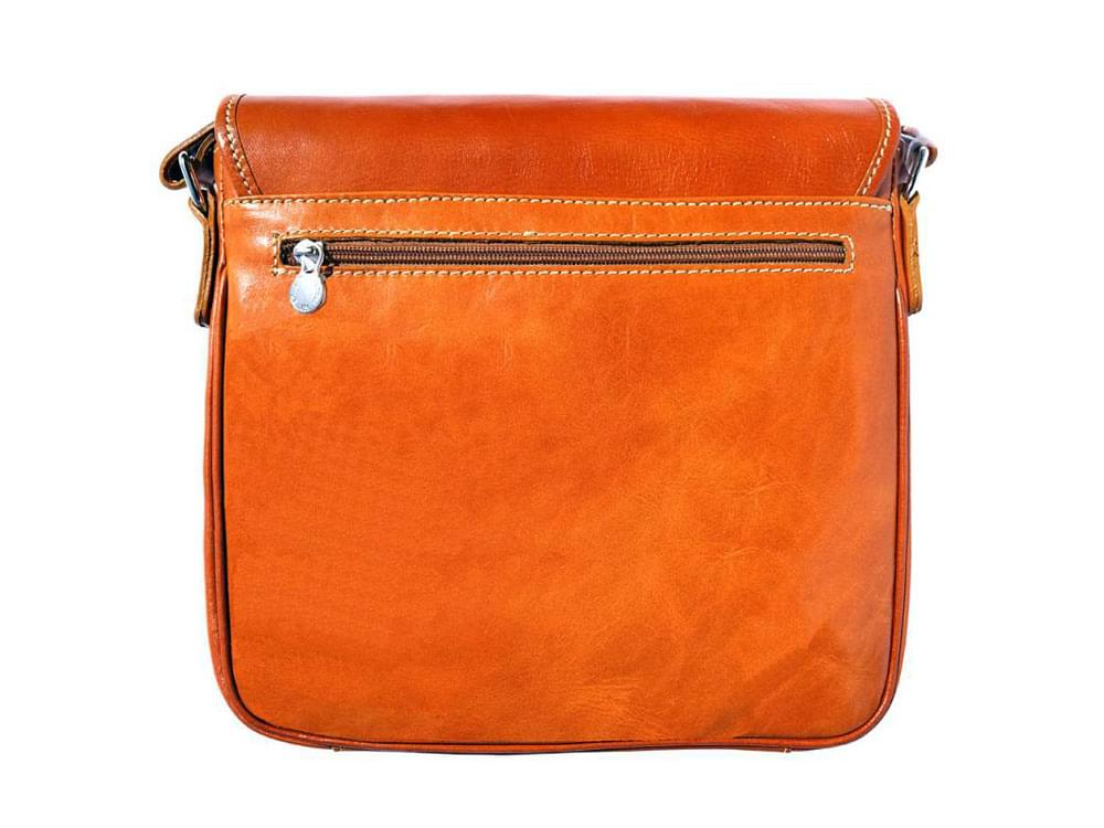 Nerola (tan) - Italian leather handmade messenger bag