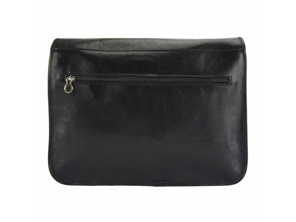Vasto (black) - Large, elegant messenger bag