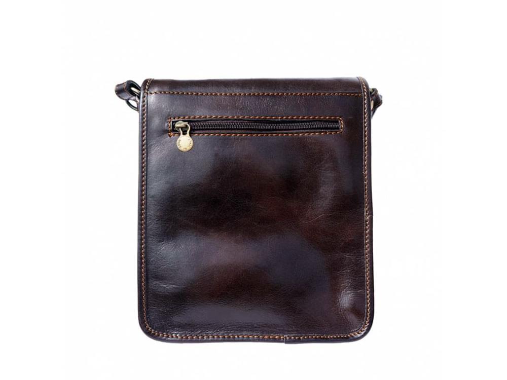 Padula (dark brown) - Small, calf leather shoulder bag