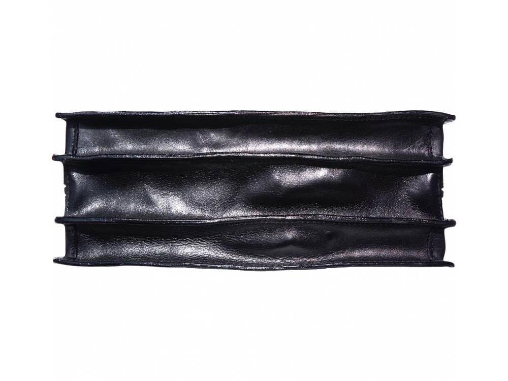 Potenza (black) - Rigid calf leather business bag