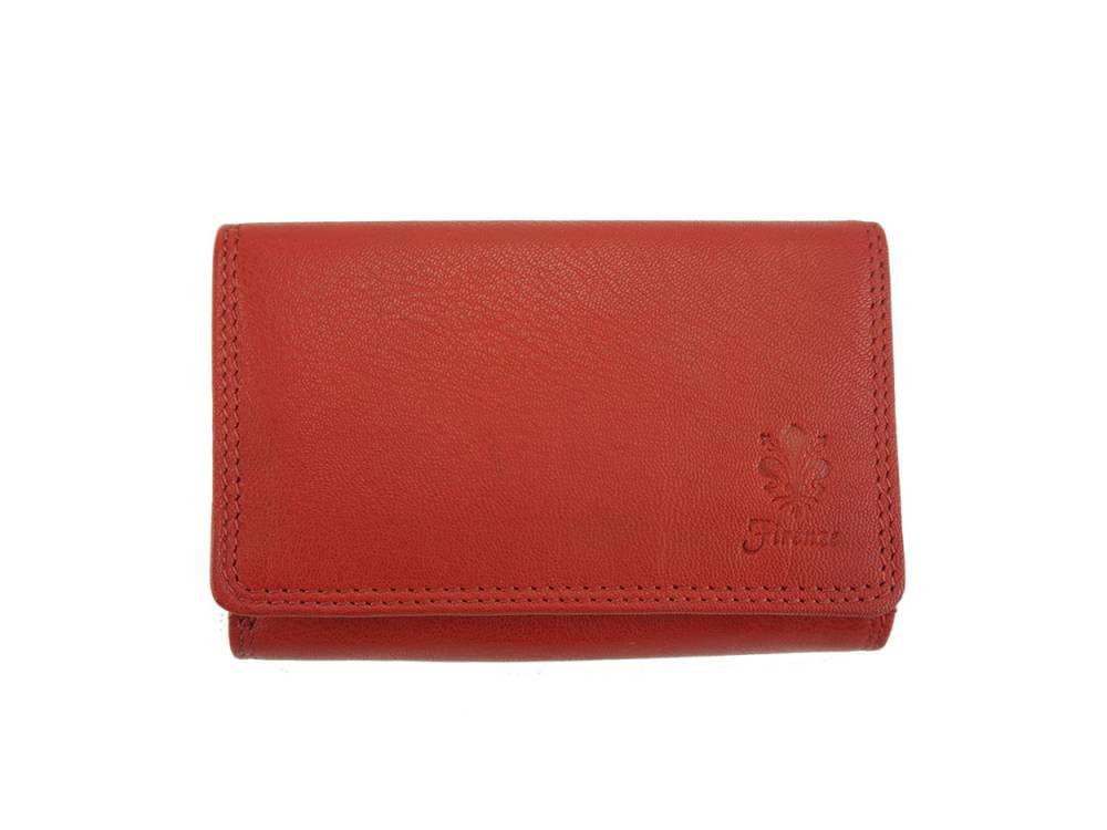 Elisa leather wallet - small, compact and just the perfect size - front view