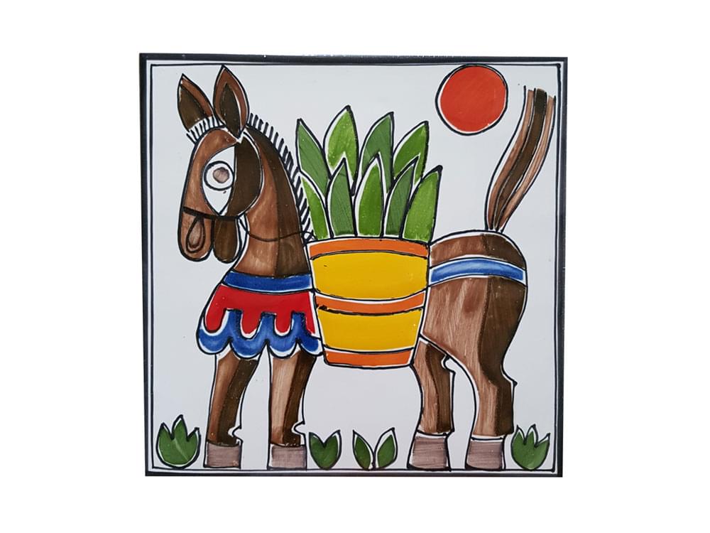 Sicilian ceramic animal tiles UK