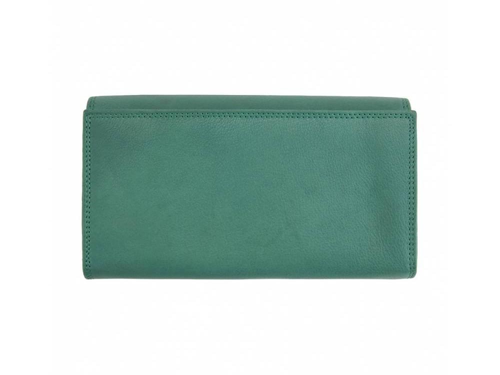 Matilde (turquoise) - Ingeniously designed leather wallet