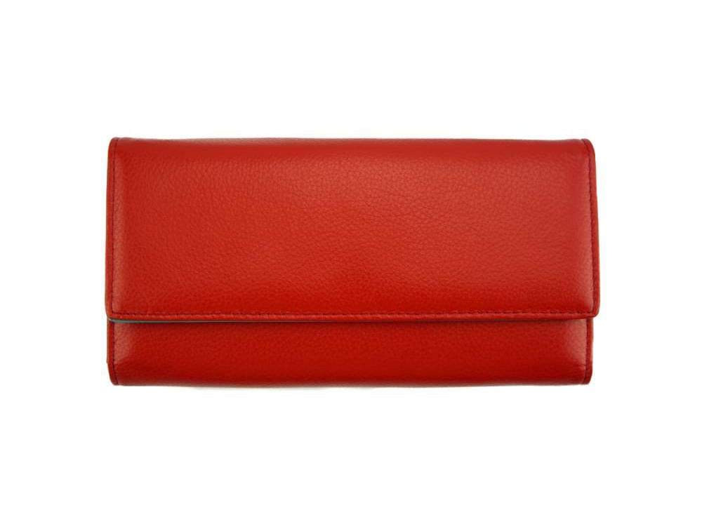 Anna (red) - Slim, luxurious, high capacity wallet