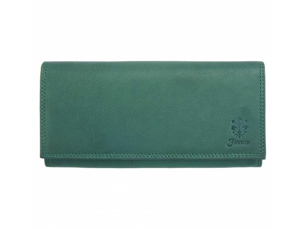 Lucia (turquoise) - Slim, elegant and functional wallet