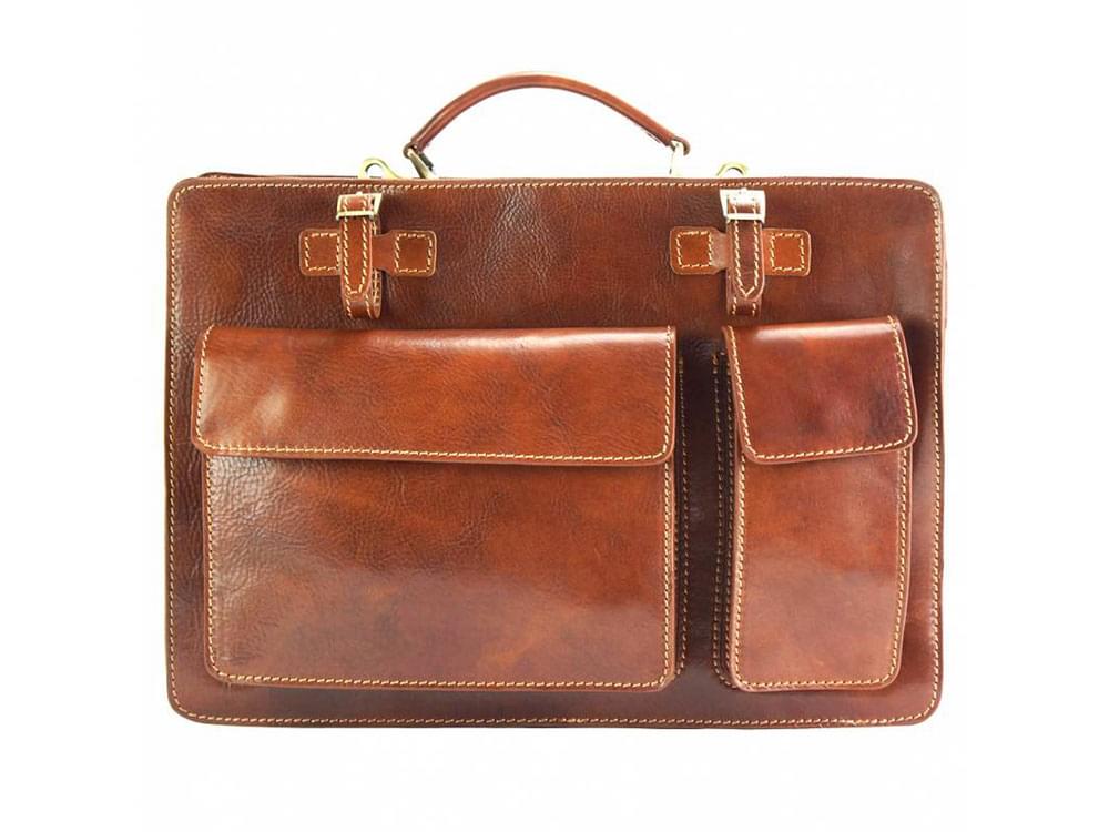Viterbo - practical and durable briefcase - front view