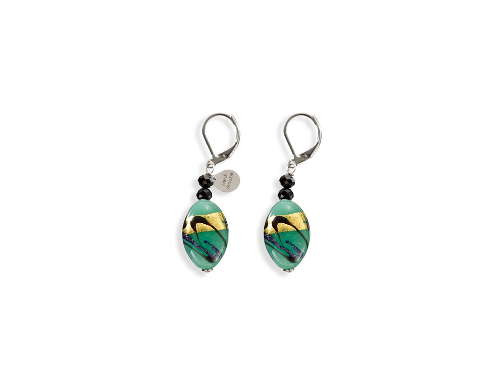 Contemporary Murano glass earrings