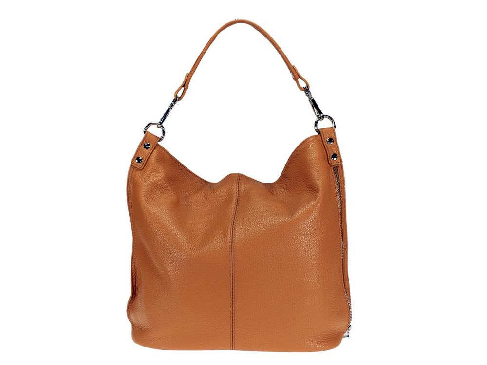 Bione - soft calf leather shoulder bag in a simple but classic design